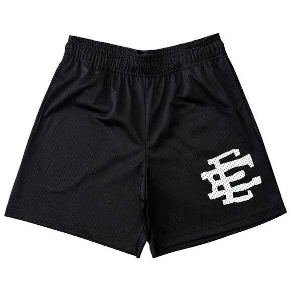 Eric Emanuel EE x Akimbo Tyrrell Winston Shorts Black White - Picture 1 of 3